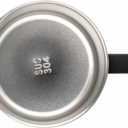 Кружка стальная Alaska с крышкой слайдером, powder coating, черный Кружка стальная Alaska с крышкой слайдером, powder coating, черный