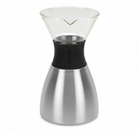 Кофеварка POUR OVER, 1000 мл, серебристый/черный