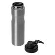 Бутылка для воды «Supply» Waterline, нерж сталь, 850 мл, серебристый/черный