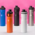 Бутылка для воды «Supply» Waterline, нерж сталь, 850 мл, синий/черный