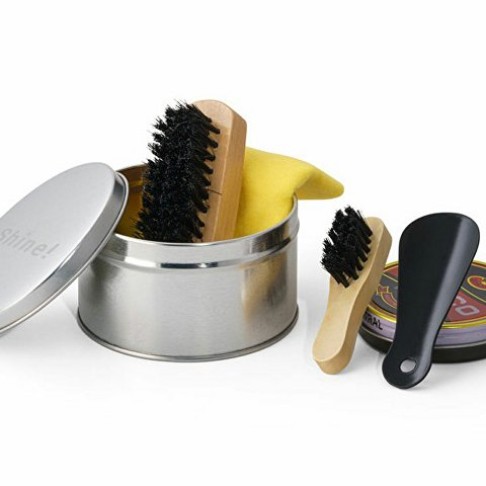 COBB. Набор для чистки обуви, Сатин серебро COBB. Набор для чистки обуви, Сатин серебро