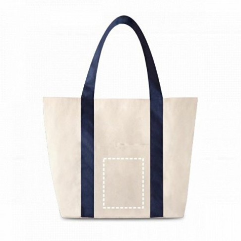 VILLE. Сумка из 100% хлопка канва, Синий VILLE. Сумка из 100% хлопка канва, Синий