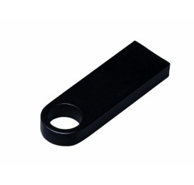 USB 2.0-флешка на 64 Гб с мини чипом и круглым отверстием, черный USB 2.0-флешка на 64 Гб с мини чипом и круглым отверстием, черный