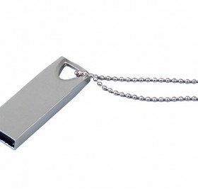 USB 3.0-флешка на 64 Гб с мини чипом, компактный дизайн, стильное отверстие для цепочки