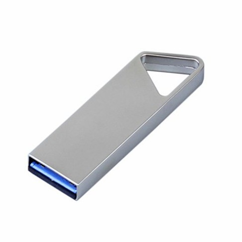 USB 2.0-флешка на 64 Гб с мини чипом, компактный дизайн, отверстие треугольной формы для цепочки