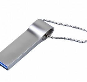 USB 3.0-флешка на 32 Гб с мини чипом, компактный дизайн, боковое отверстие для цепочки