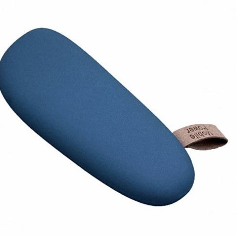 PB_Small_stone Универсальное зарядное устройство power bank в форме камня. 2600MAH. Серебро