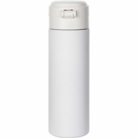 Вакуумная термокружка Waterline c кнопкой «Guard», 400 мл, белый Вакуумная термокружка Waterline c кнопкой «Guard», 400 мл, белый