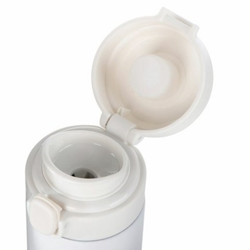 Вакуумная термокружка Waterline c кнопкой «Guard», 400 мл, белый Вакуумная термокружка Waterline c кнопкой «Guard», 400 мл, белый