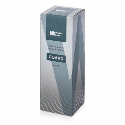 Вакуумная термокружка Waterline c кнопкой «Guard», 400 мл, белый Вакуумная термокружка Waterline c кнопкой «Guard», 400 мл, белый