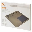 Многофункциональный коврик для мыши «Multi Pad» с беспроводной зарядкой и LCD экраном, 10 Вт, серый