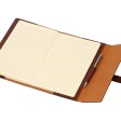 Бизнес-блокнот А5 с клапаном «Fabrizio» с ручкой, коричневый