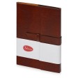 Бизнес-блокнот А5 с клапаном «Fabrizio» с ручкой, коричневый