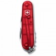 Нож перочинный VICTORINOX Spartan, 91 мм, 12 функций, полупрозрачный красный