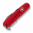 Нож перочинный VICTORINOX Spartan, 91 мм, 12 функций, полупрозрачный красный