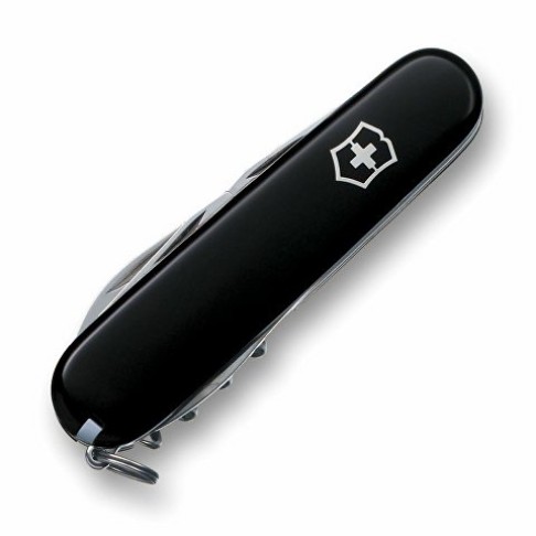 Нож перочинный VICTORINOX Spartan, 91 мм, 12 функций, чёрный
