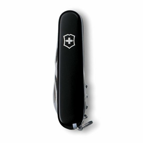 Нож перочинный VICTORINOX Spartan, 91 мм, 12 функций, чёрный