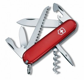 Нож перочинный VICTORINOX Camper, 91 мм, 13 функций, красный