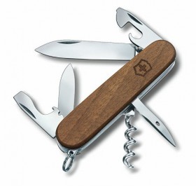 Нож перочинный VICTORINOX Spartan Wood, 91 мм, 10 функций, рукоять из орехового дерева