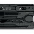 Швейцарская карточка VICTORINOX SwissCard Classic, 10 функций, полупрозрачная чёрная