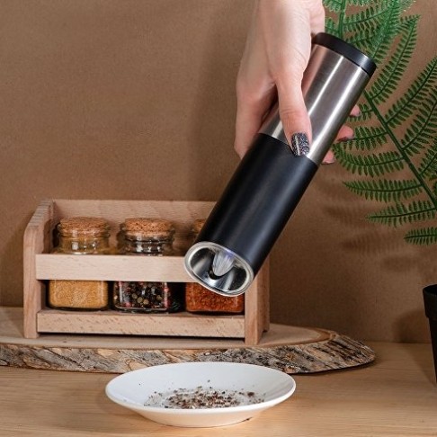 Гравитационная электрическая мельница для соли и перца 