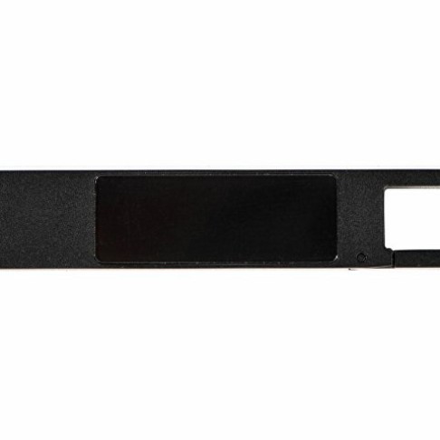 USB 2.0- флешка на 32 Гб c подсветкой логотипа «Hook LED», темно-серый, синяя подсветка