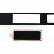 USB 2.0- флешка на 32 Гб c подсветкой логотипа «Hook LED», темно-серый, синяя подсветка
