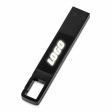 USB 2.0- флешка на 32 Гб c подсветкой логотипа «Hook LED», темно-серый, белая подсветка