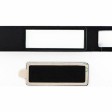 USB 2.0- флешка на 32 Гб c подсветкой логотипа «Hook LED», темно-серый, белая подсветка