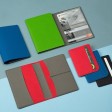 Обложка для паспорта с RFID защитой отделений для пластиковых карт 