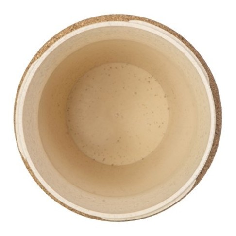 Стакан из пшеничного волокна с двойными стенками 