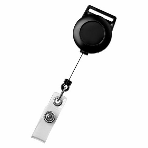 Ретрактор с ушком для ленты, черный