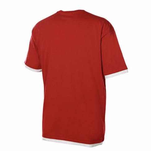 Футболка «Rotterdam» мужская, красный/белый