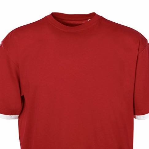 Футболка «Rotterdam» мужская, красный/белый