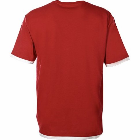 Футболка «Rotterdam» мужская, красный/белый