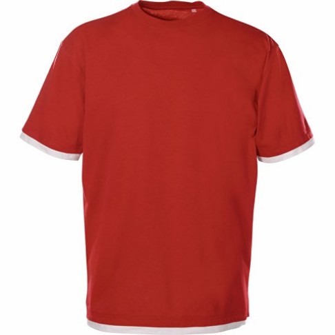 Футболка «Rotterdam» мужская, красный/белый