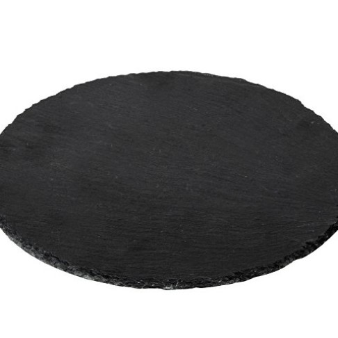 Круглая доска Moon для закусок, сланцевая 25 см