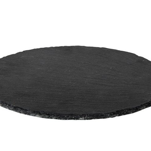 Круглая доска Moon для закусок, сланцевая 25 см