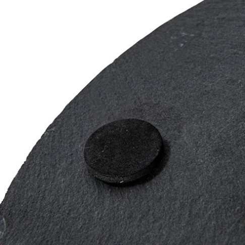 Круглая доска Moon для закусок, сланцевая 25 см