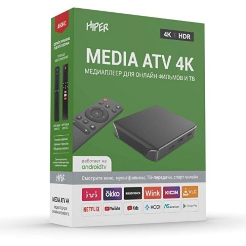Медиаплеер HIPER MEDIA ATV 4K Медиаплеер HIPER MEDIA ATV 4K
