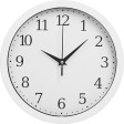 Пластиковые настенные часы  диаметр 25,5 см 