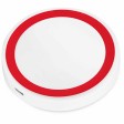 Беспроводное зарядное устройство «Dot», 5 Вт, белый/красный