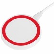 Беспроводное зарядное устройство «Dot», 5 Вт, белый/красный