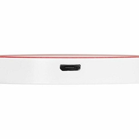 Беспроводное зарядное устройство «Dot», 5 Вт, белый/красный