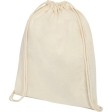 Рюкзак со шнурком Tenes из хлопка плотностью 140 г/м², natural