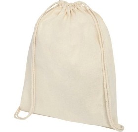 Рюкзак со шнурком Tenes из хлопка плотностью 140 г/м², natural