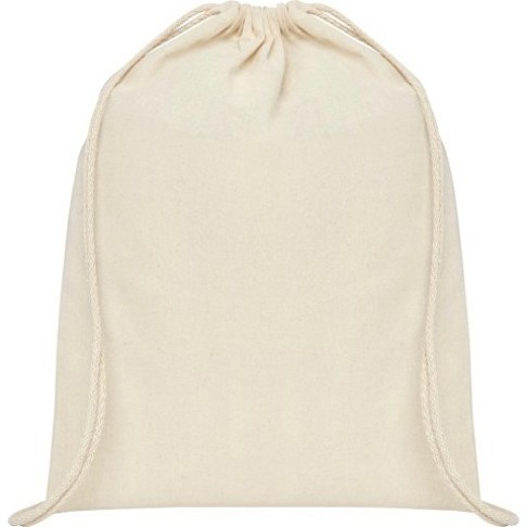 Рюкзак со шнурком Tenes из хлопка плотностью 140 г/м², natural