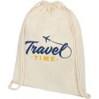 Рюкзак со шнурком Tenes из хлопка плотностью 140 г/м², natural
