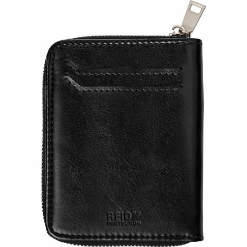 Картхолдер на молнии для 8 пластиковых карт с RFID защитой 