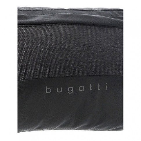 Сумка на пояс BUGATTI Universum, графитовая, полиэстер меланж/тарпаулин, 27х5х15 см, 1 л